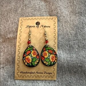 Floral dangly Earrings